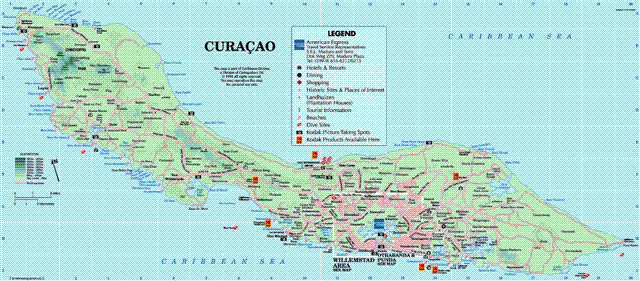 Plattegrond van Natal in Brazilie.